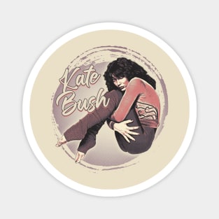 Halftone dots Kate Bush Fanart Design Magnet